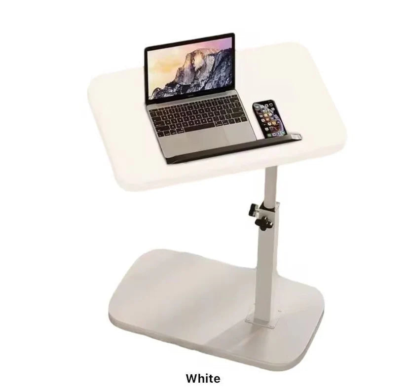 Close-up of Adjustable Height Mechanism on Portable Laptop Table
