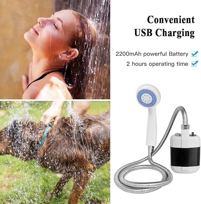 Outdoor Shower with Handheld Sprayer for Beach and Hiking in UAE | ZaynaCart