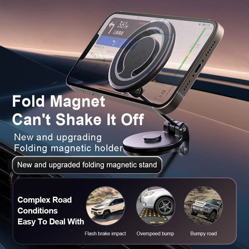 Magnetic Car Phone Holder for hands-free navigation in a ca